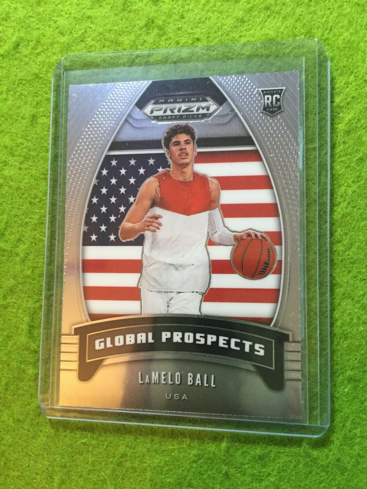 LAMELO BALL PRIZM ROOKIE CARD JERSEY #1 CHARLOTTE HORNETS 2020 Prizm Draft Picks