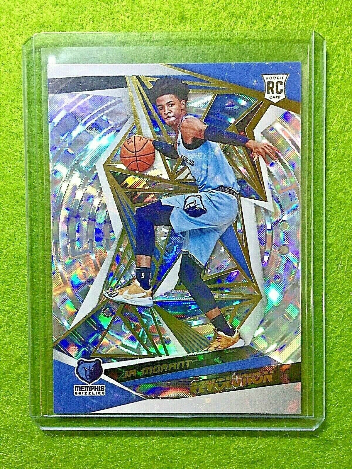 JA MORANT SP PRIZM RC ROOKIE CARD JERSEY#12 GRIZZLIES 2019-20 Revolution FRACTAL