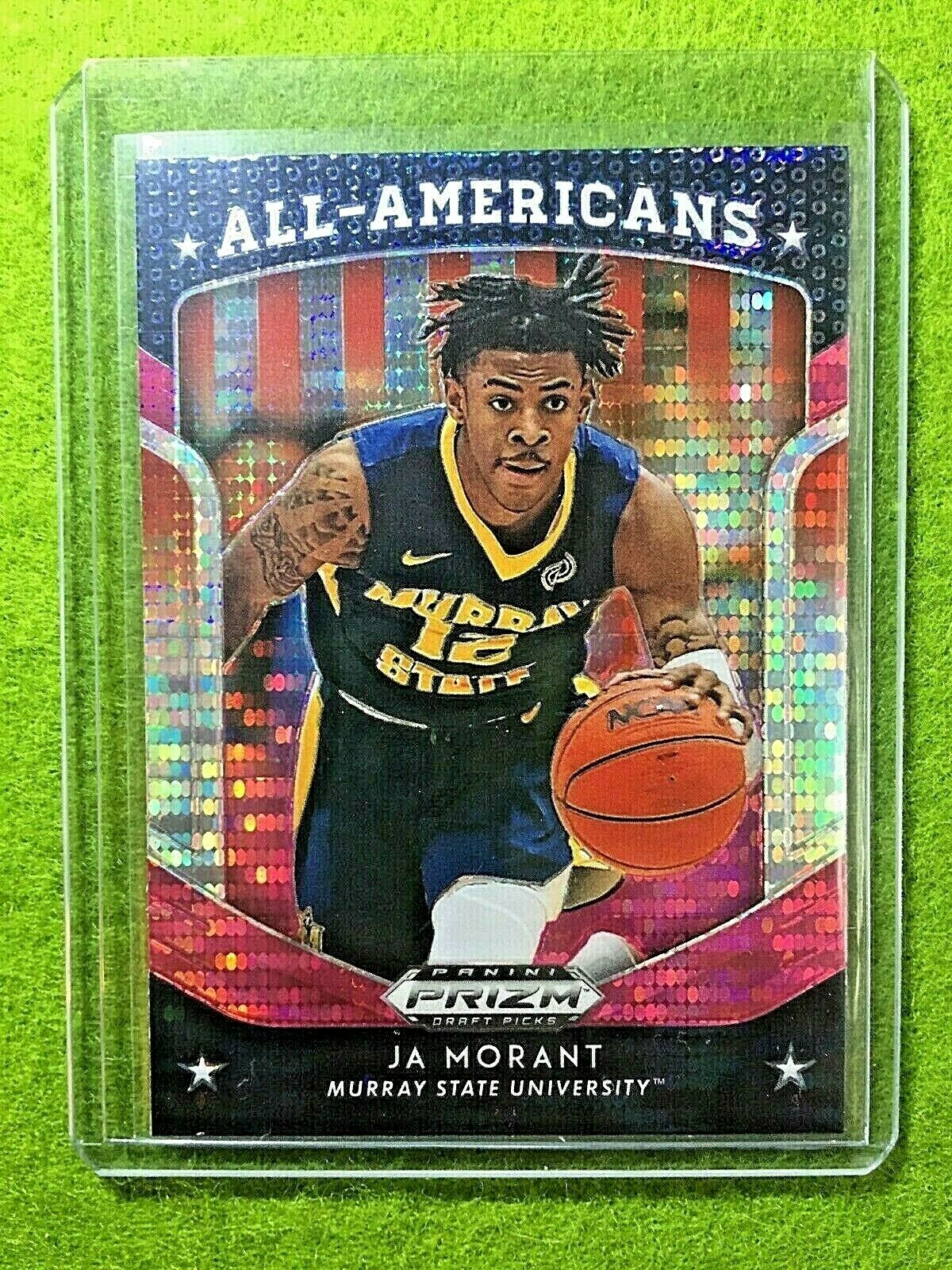 JA MORANT PRIZM ROOKIE CARD JERSEY #12 MS RC 2019 Prizm DP PINK PULSAR PRIZM rc