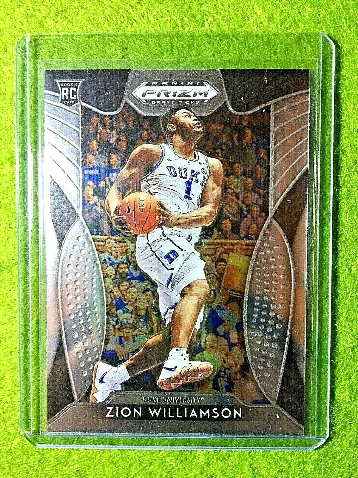 ZION WILLIAMSON ROOKIE CARD PANINI PRIZM RC PELICANS 2019 DUKE JERSEY#1 Prizm DP