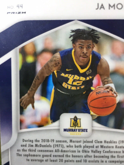 JA MORANT PRIZM ROOKIE CARD JERSEY #12 MS RC 2019 Prizm DP PINK PULSAR PRIZM rc