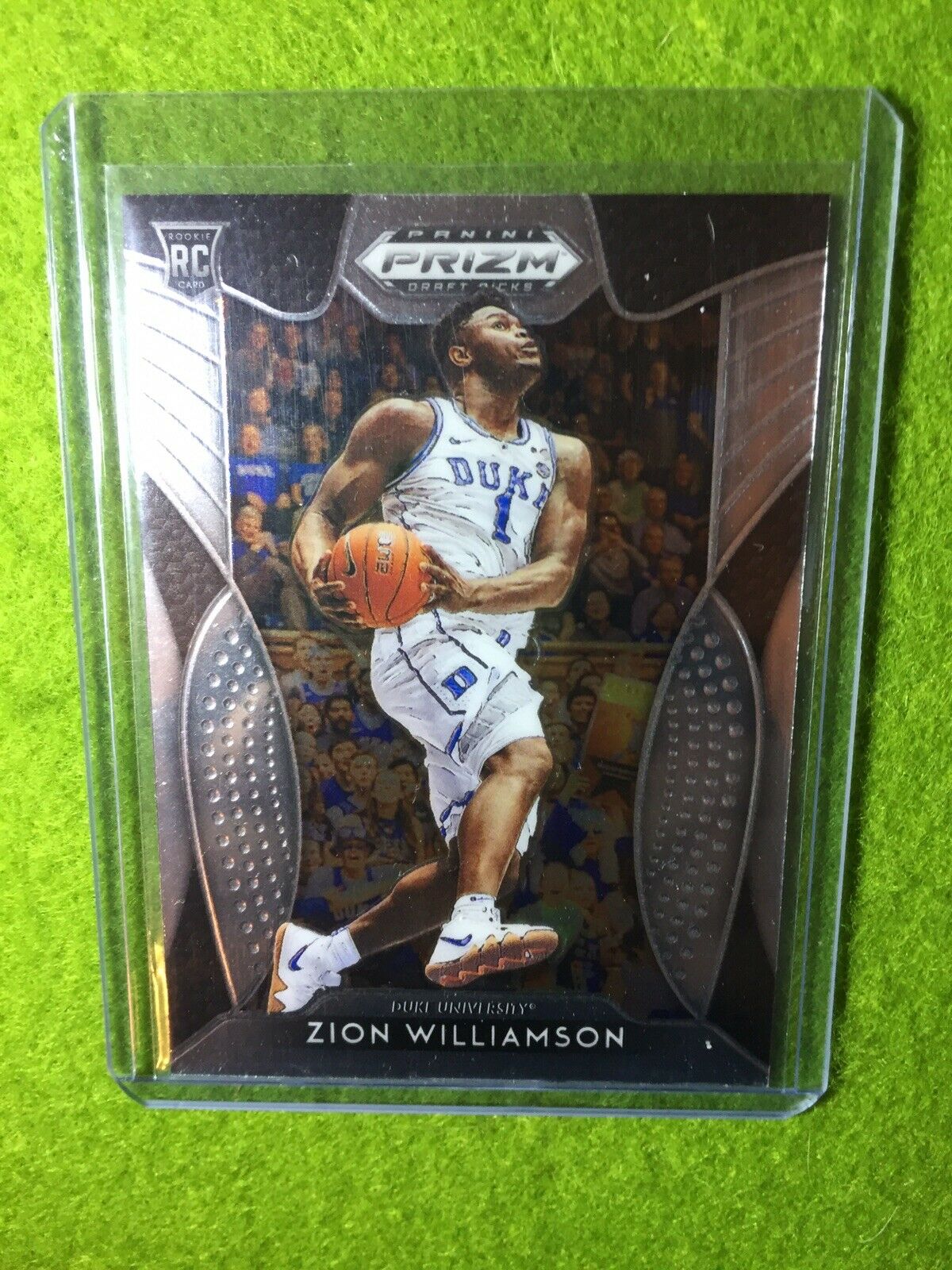 ZION WILLIAMSON ROOKIE CARD PANINI PRIZM RC PELICANS 2019 DUKE JERSEY#1 Prizm DP