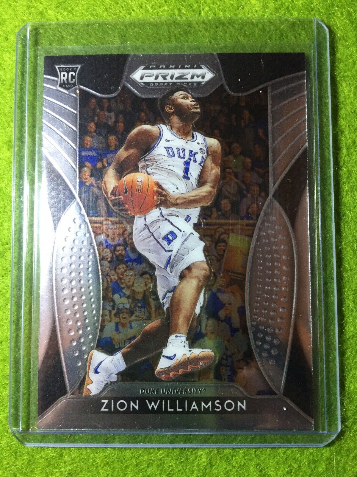 ZION WILLIAMSON ROOKIE CARD PANINI PRIZM RC PELICANS 2019 DUKE JERSEY#1 Prizm DP