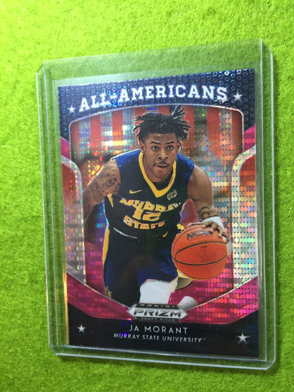 JA MORANT PRIZM ROOKIE CARD JERSEY #12 MS RC 2019 Prizm DP PINK PULSAR PRIZM rc