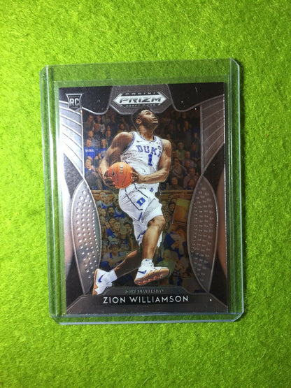 ZION WILLIAMSON ROOKIE CARD PANINI PRIZM RC PELICANS 2019 DUKE JERSEY#1 Prizm DP