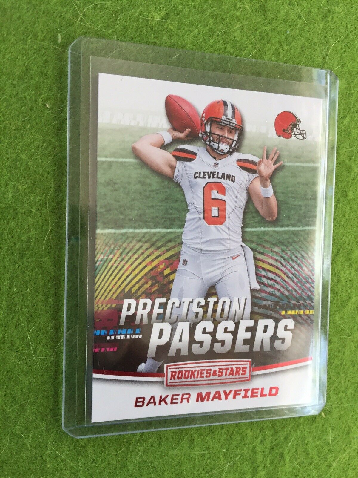 BAKER MAYFIELD ROOKIE CARD RC CLEVELAND BROWNS SP 2018 Rookies & Stars #PP-16 RC