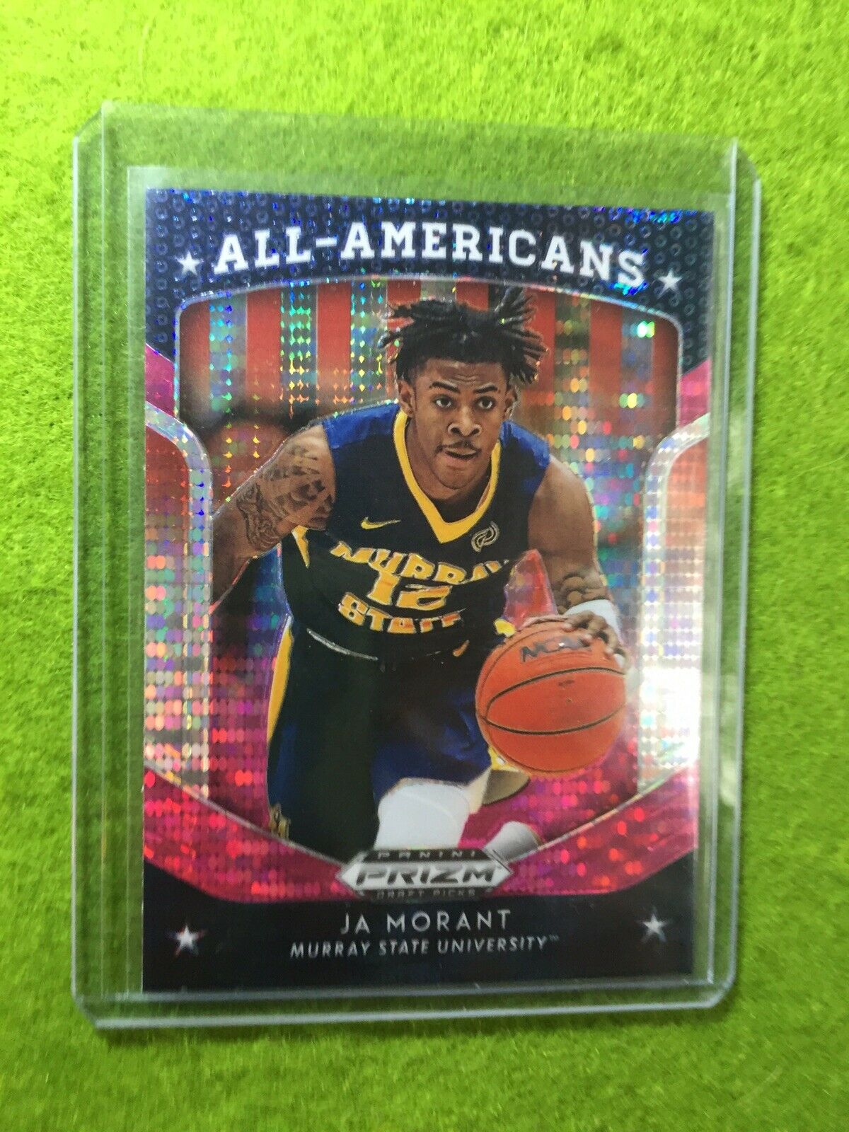 JA MORANT PRIZM ROOKIE CARD JERSEY #12 MS RC 2019 Prizm DP PINK PULSAR PRIZM rc