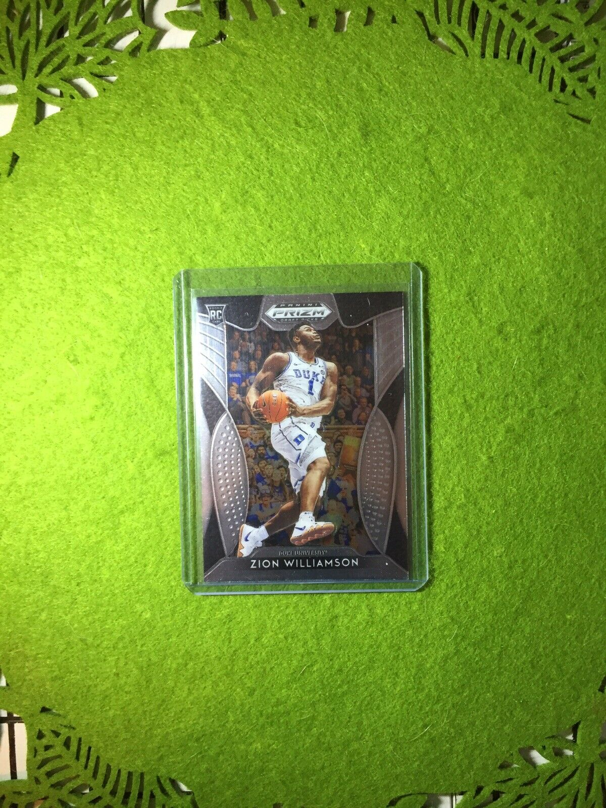 ZION WILLIAMSON ROOKIE CARD PANINI PRIZM RC PELICANS 2019 DUKE JERSEY#1 Prizm DP