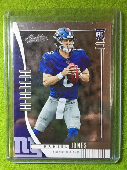 DANIEL JONES ROOKIE CARD RC JERSEY #8 NEW YORK GIANTS RC 2019 Panini Absolute rc