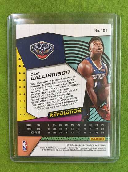 ZION WILLIAMSON PRIZM ROOKIE CARD REFRACTOR RC 2019-20 Revolution PELICANS DUKE