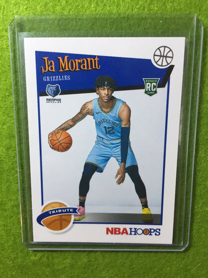 JA MORANT ROOKIE CARD JERSEY #12 GRIZZLIES RC 2019-20 Panini Hoops Basketball rc