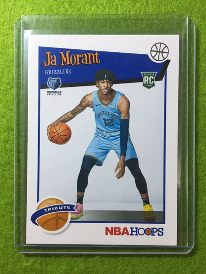 JA MORANT ROOKIE CARD JERSEY #12 GRIZZLIES RC 2019-20 Panini Hoops Basketball rc