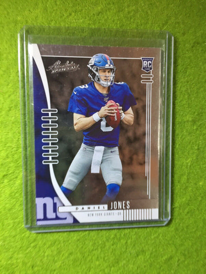 DANIEL JONES ROOKIE CARD RC JERSEY #8 NEW YORK GIANTS RC 2019 Panini Absolute rc