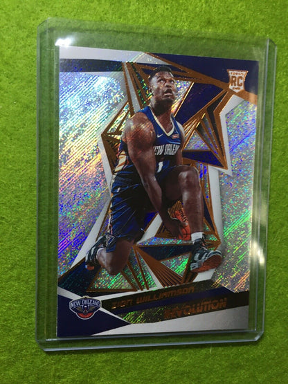 ZION WILLIAMSON PRIZM ROOKIE CARD REFRACTOR RC 2019-20 Revolution PELICANS DUKE