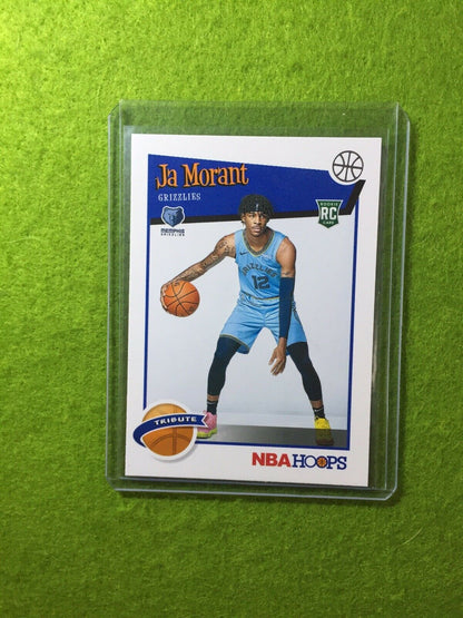 JA MORANT ROOKIE CARD JERSEY #12 GRIZZLIES RC 2019-20 Panini Hoops Basketball rc