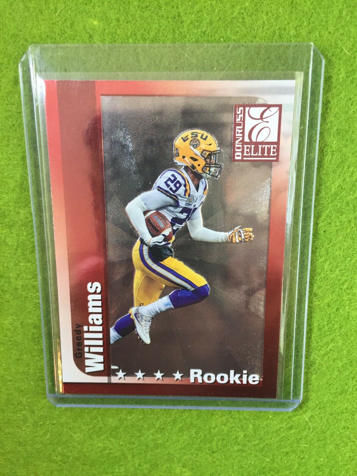 GREEDY WILLIAMS RC ROOKIE CARD Baker Mayfield 's CB BROWNS 2019 Donruss Elite SP