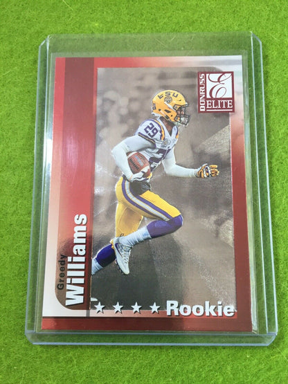 GREEDY WILLIAMS RC ROOKIE CARD Baker Mayfield 's CB BROWNS 2019 Donruss Elite SP