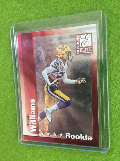 GREEDY WILLIAMS RC ROOKIE CARD Baker Mayfield 's CB BROWNS 2019 Donruss Elite SP