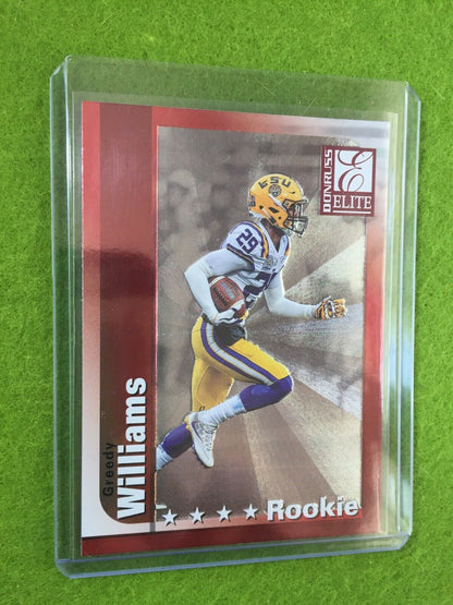 GREEDY WILLIAMS RC ROOKIE CARD Baker Mayfield 's CB BROWNS 2019 Donruss Elite SP