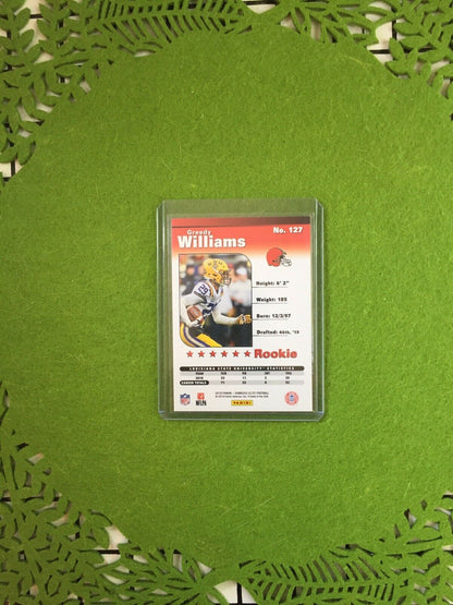 GREEDY WILLIAMS RC ROOKIE CARD Baker Mayfield 's CB BROWNS 2019 Donruss Elite SP