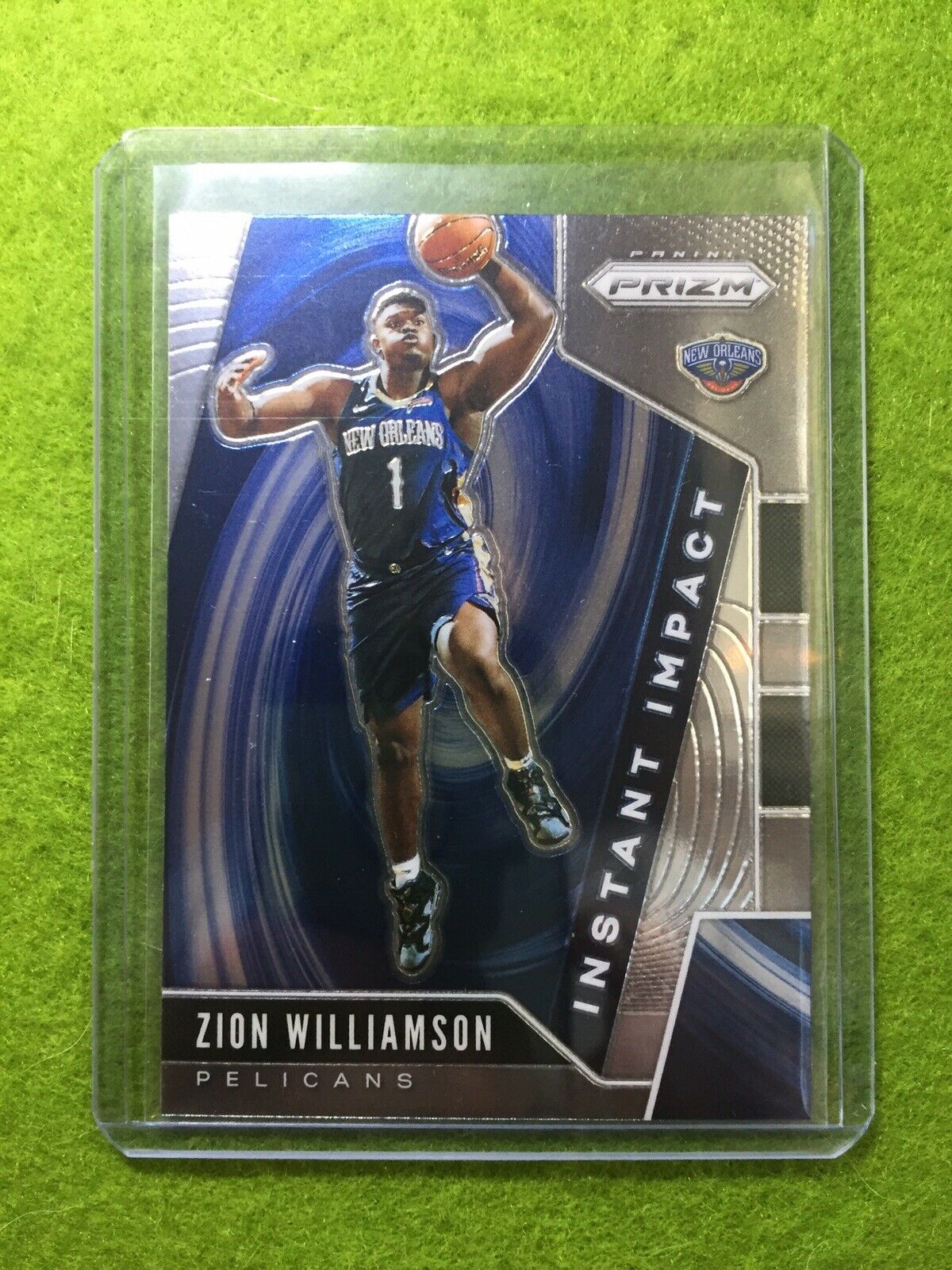 PRIZM Zion Williamson ROOKIE CARD PELICANS - 2019-20 Panini Prizm INSTANT IMPACT