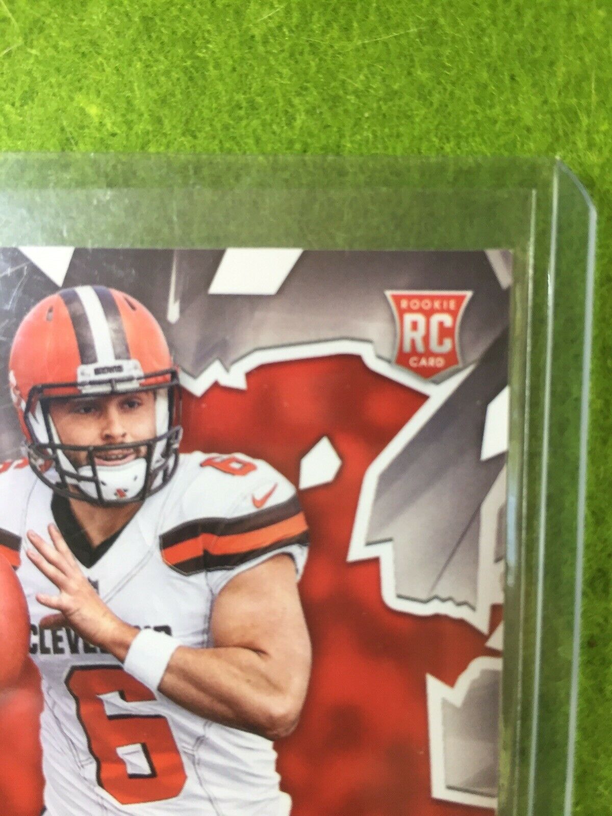 BAKER MAYFIELD ROOKIE CARD BROWNS SP RC 2018 Panini Baker Mayfield BREAKOUT #RB1