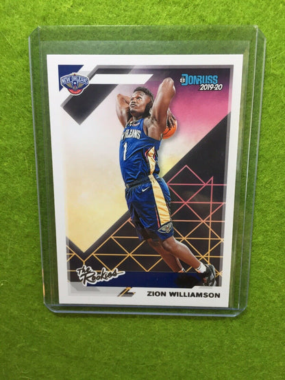 ZION WILLIAMSON ROOKIE CARD JERSEY #1 PELICANS RC 2019-20 Panini Donruss ROOKIES