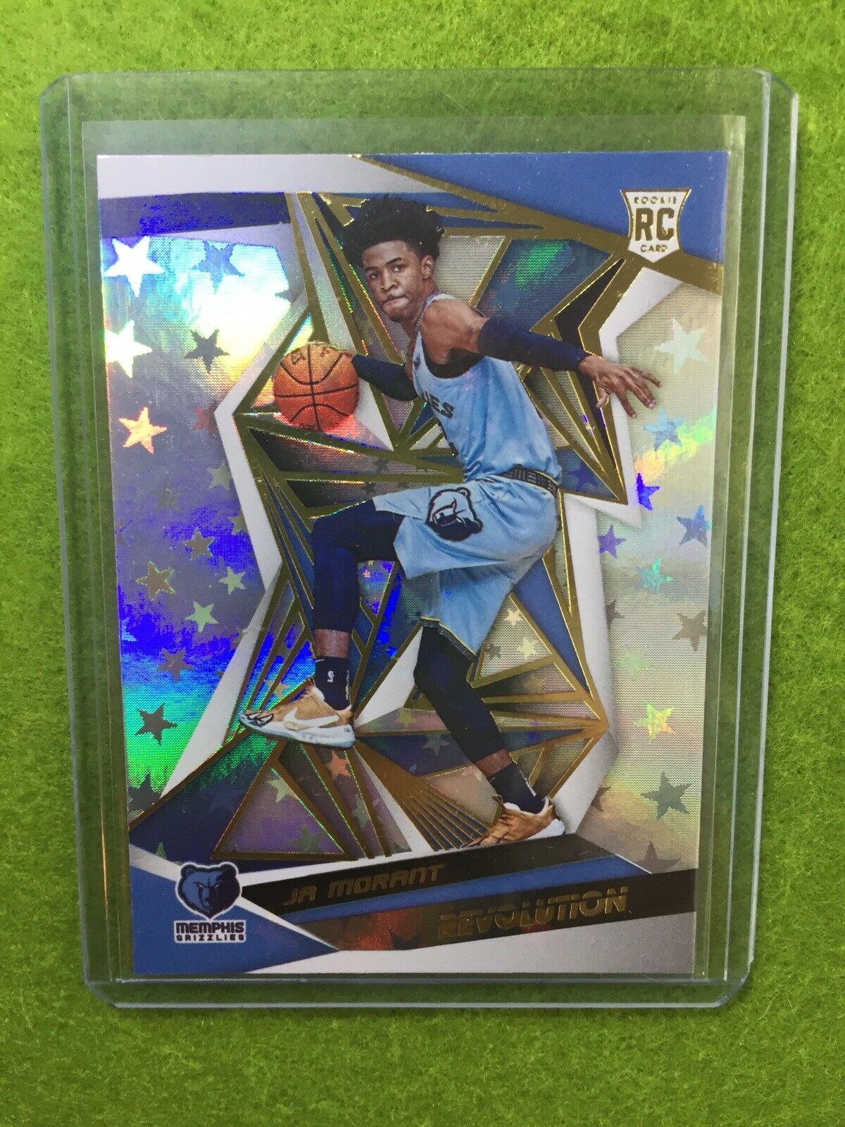 JA MORANT PRIZM ROOKIE CARD JERSEY #12 GRIZZLIES 2019-20 Panini Revolution ASTRO