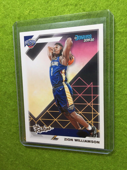 ZION WILLIAMSON ROOKIE CARD JERSEY #1 PELICANS RC 2019-20 Panini Donruss ROOKIES