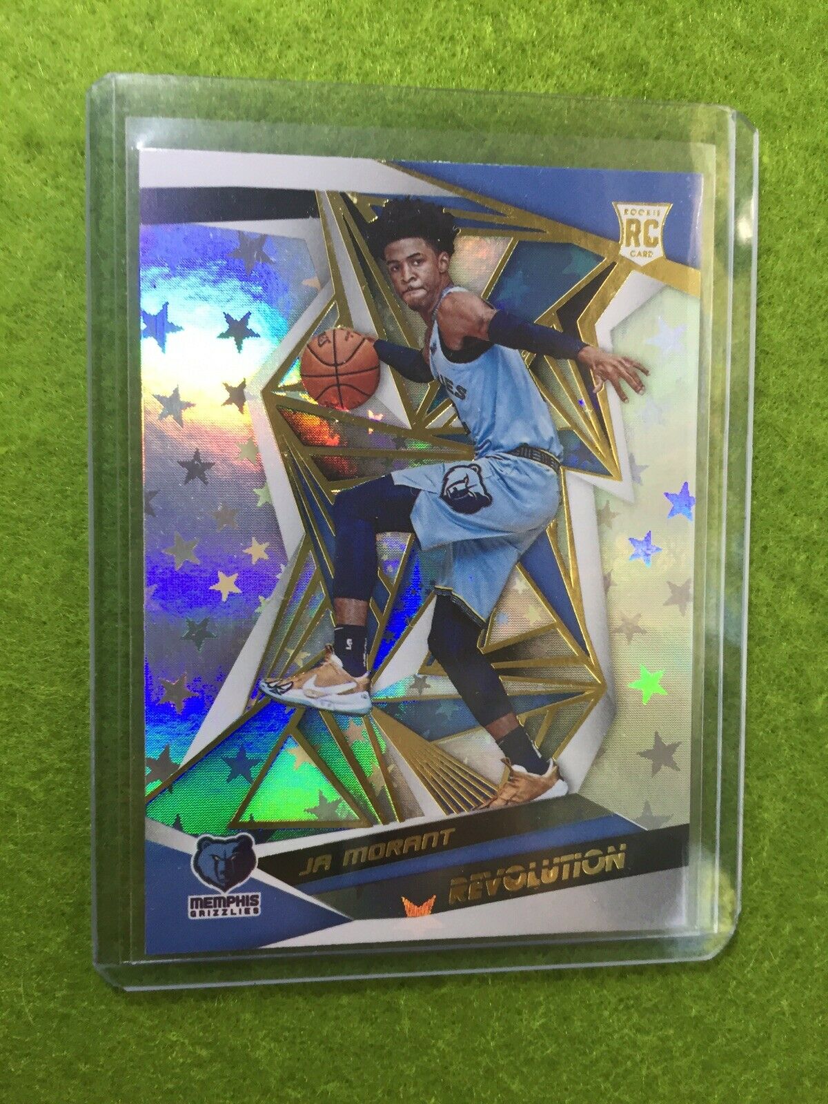 JA MORANT PRIZM ROOKIE CARD JERSEY #12 GRIZZLIES 2019-20 Panini Revolution ASTRO