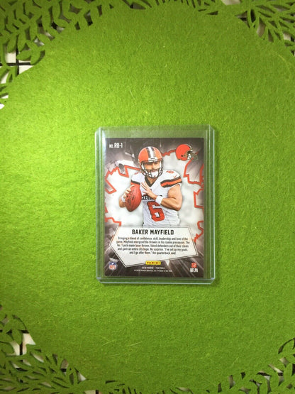 BAKER MAYFIELD ROOKIE CARD BROWNS SP RC 2018 Panini Baker Mayfield BREAKOUT #RB1