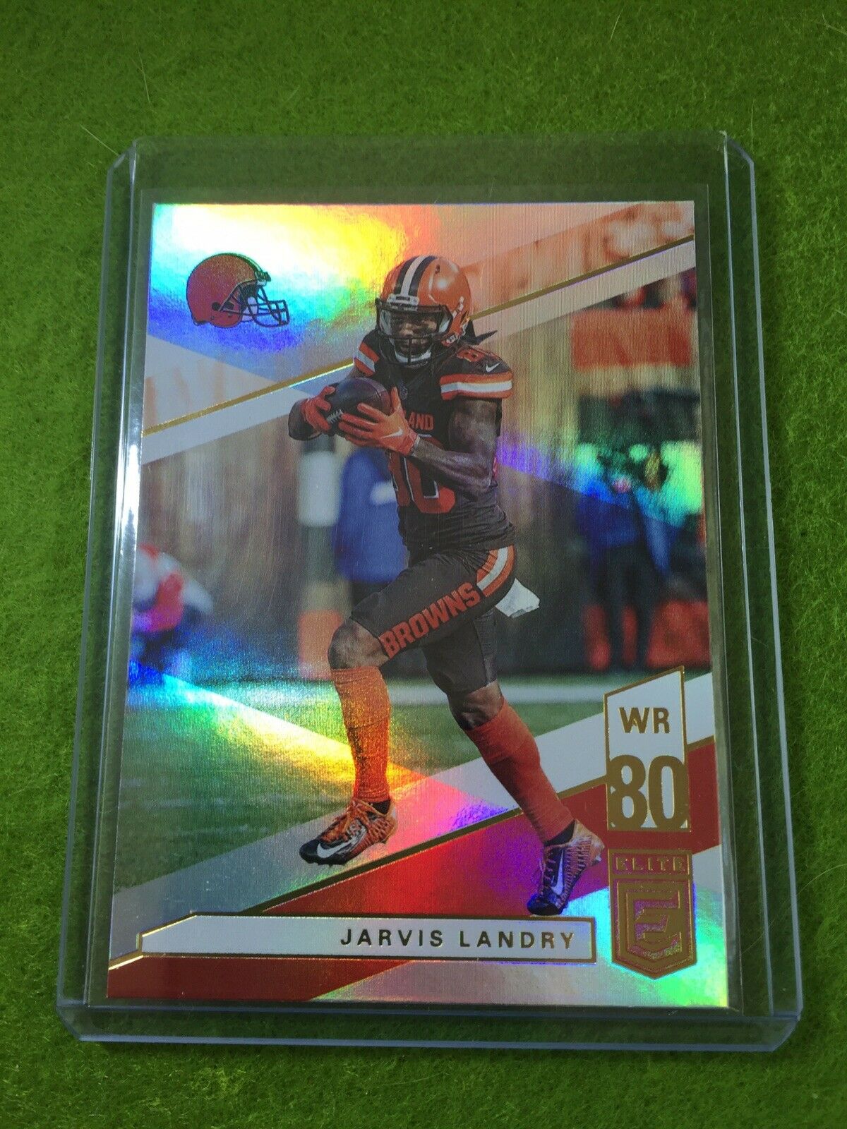 JARVIS LANDRY JERSEY #80 BROWNS PRIZM Baker Mayfield's WR 2019 Donruss Elite #59