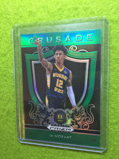 JA MORANT GREEN PRIZM ROOKIE CARD JERSEY #12 MS REFRACTOR RC 2019 Prizm CRUSADE