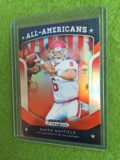 BAKER MAYFIELD PRIZM JERSEY #6 BROWNS ORANGE REFRACTOR 2019 Prizm DraftPicks #18