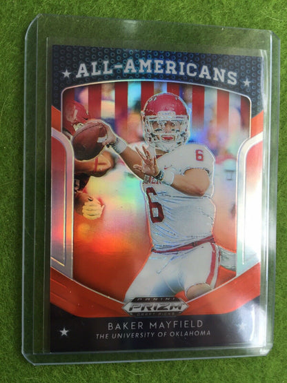 BAKER MAYFIELD PRIZM JERSEY #6 BROWNS ORANGE REFRACTOR 2019 Prizm DraftPicks #18