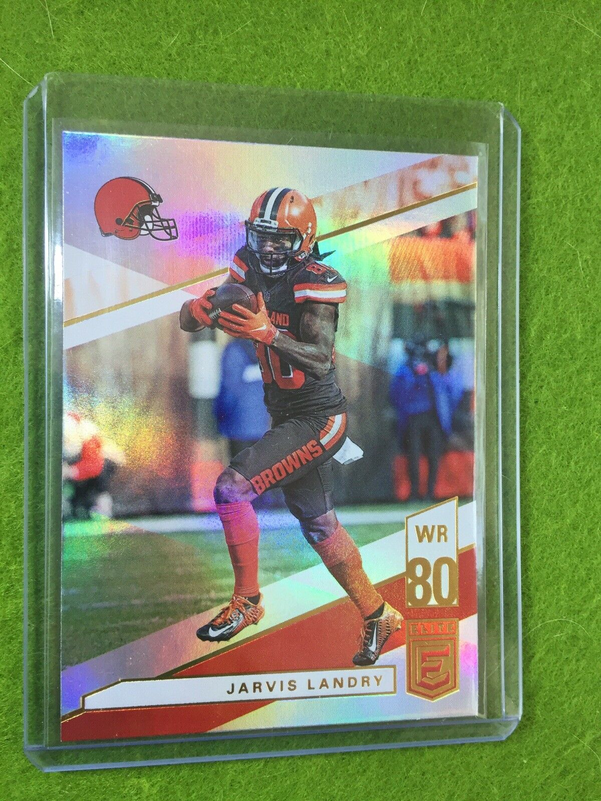 JARVIS LANDRY JERSEY #80 BROWNS PRIZM Baker Mayfield's WR 2019 Donruss Elite #59