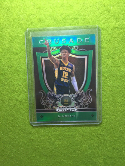 JA MORANT GREEN PRIZM ROOKIE CARD JERSEY #12 MS REFRACTOR RC 2019 Prizm CRUSADE