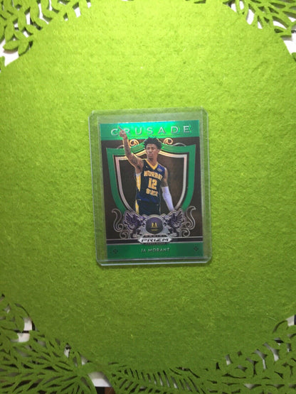 JA MORANT GREEN PRIZM ROOKIE CARD JERSEY #12 MS REFRACTOR RC 2019 Prizm CRUSADE