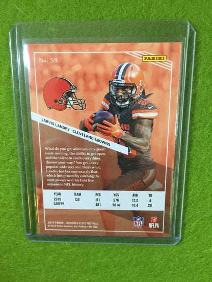 JARVIS LANDRY JERSEY #80 BROWNS PRIZM Baker Mayfield's WR 2019 Donruss Elite #59