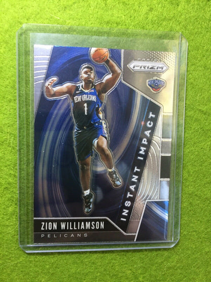 PRIZM Zion Williamson ROOKIE CARD PELICANS - 2019-20 Panini Prizm INSTANT IMPACT