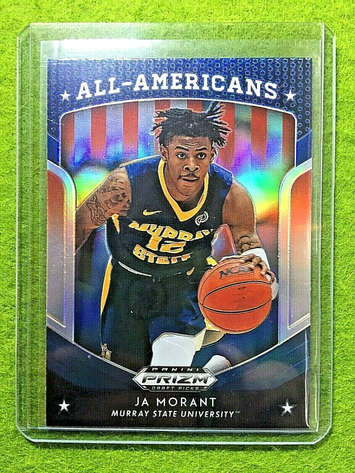 JA MORANT PRIZM ROOKIE CARD JERSEY #12 MS RC GRIZZLIES SP 2019 Prizm DP BLUE rc