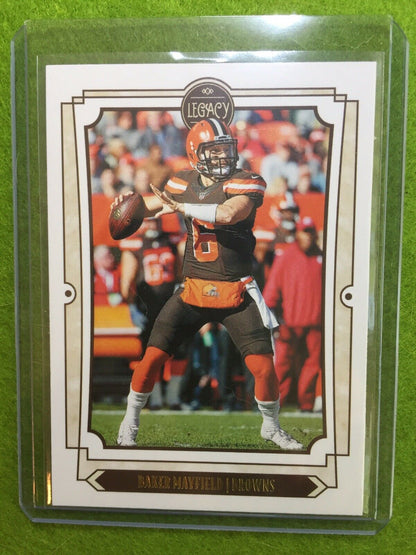 BAKER MAYFIELD JERSEY #6 CLEVELAND BROWNS CARD 2019 Panini - Legacy Football #26