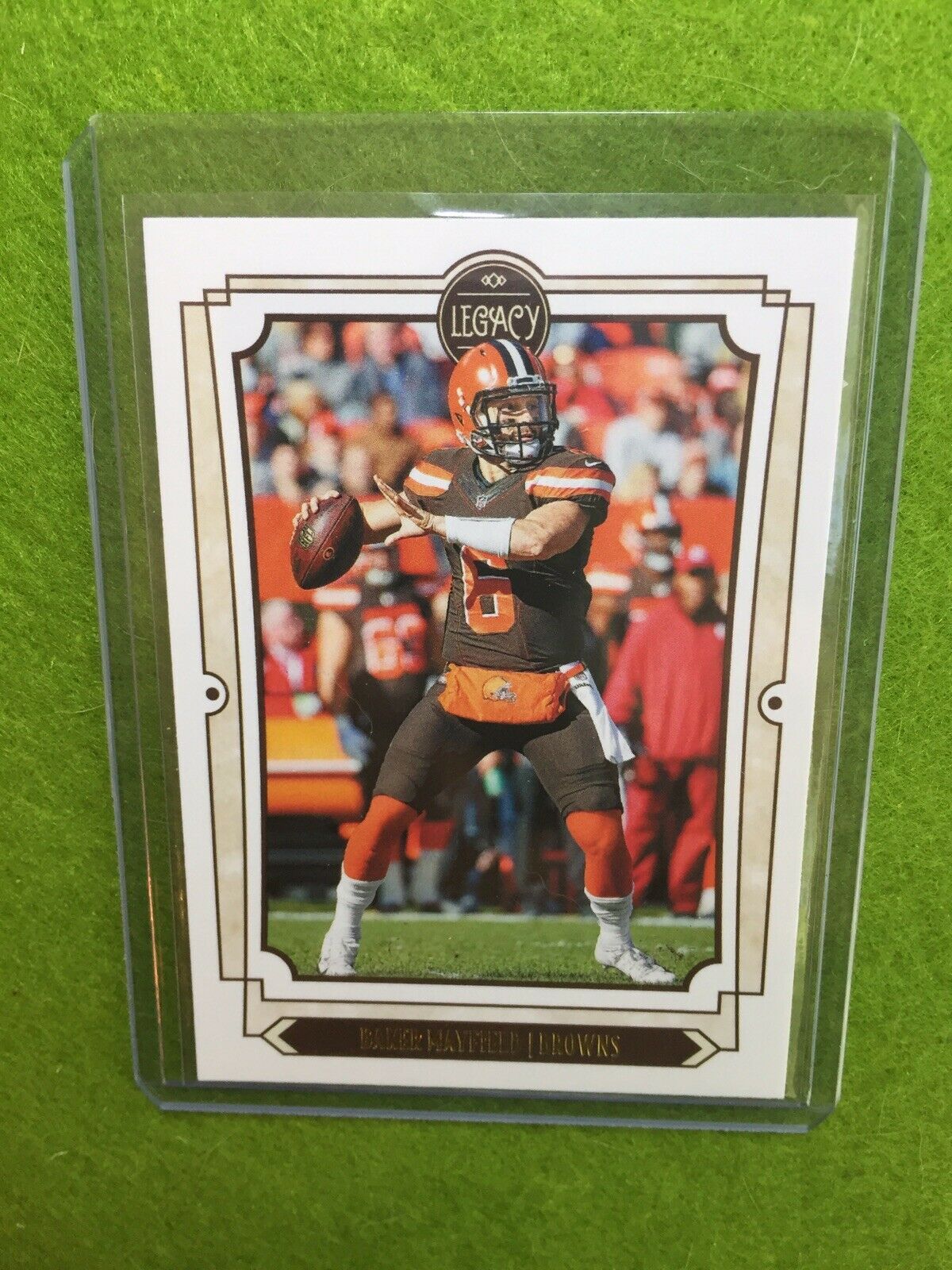 BAKER MAYFIELD JERSEY #6 CLEVELAND BROWNS CARD 2019 Panini - Legacy Football #26