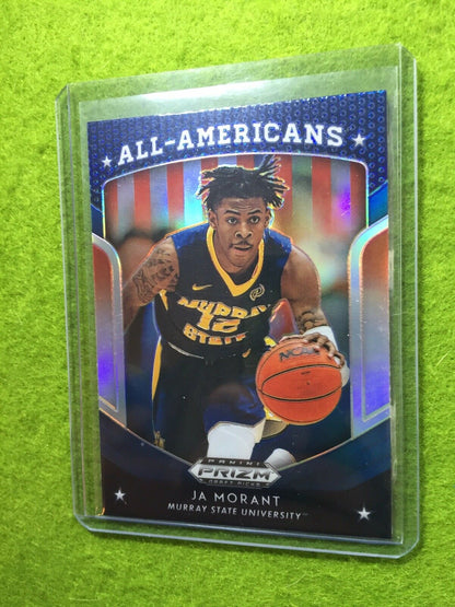 JA MORANT PRIZM ROOKIE CARD JERSEY #12 MS RC GRIZZLIES SP 2019 Prizm DP BLUE rc