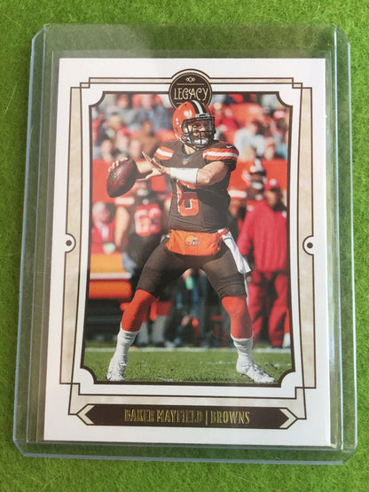 BAKER MAYFIELD JERSEY #6 CLEVELAND BROWNS CARD 2019 Panini - Legacy Football #26