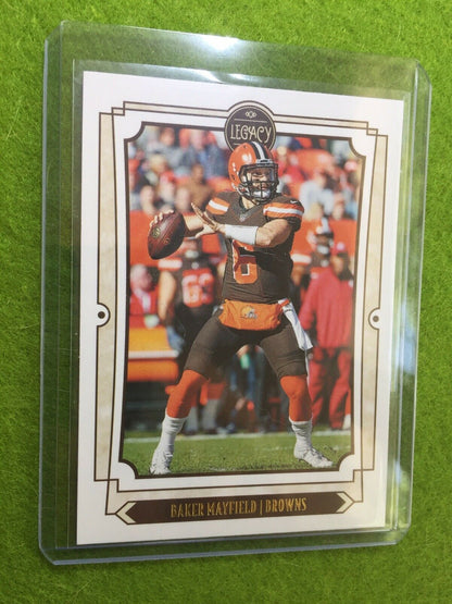 BAKER MAYFIELD JERSEY #6 CLEVELAND BROWNS CARD 2019 Panini - Legacy Football #26