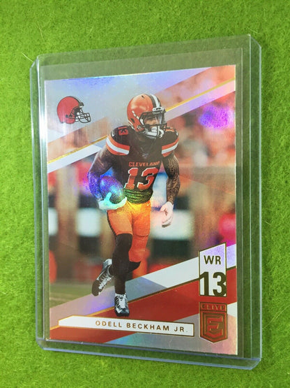 ODELL BECKHAM JR BROWNS JERSEY #13 REFRACTOR Baker Mayfield 's WR 2019 Elite #24