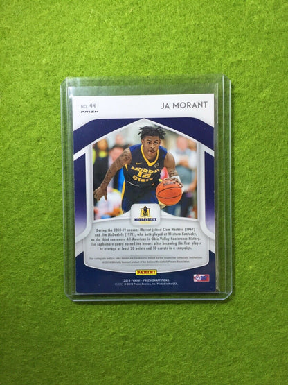 JA MORANT PRIZM ROOKIE CARD JERSEY #12 MS RC GRIZZLIES SP 2019 Prizm DP BLUE rc