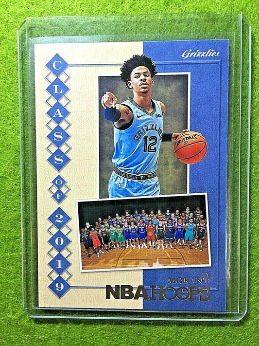 JA MORANT ROOKIE CARD JERSEY #12 GRIZZLIES RC 2019-20 Panini Hoops Basketball rc