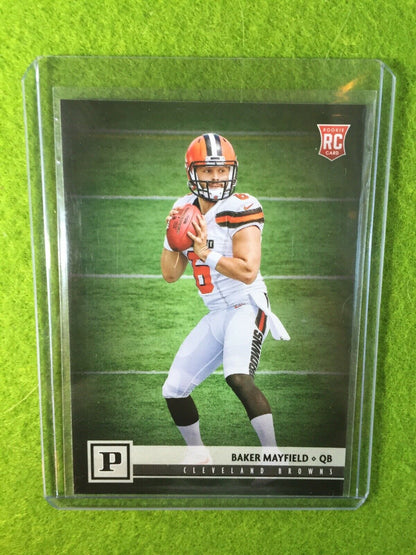 BAKER MAYFIELD ROOKIE CARD CLEVELAND BROWNS *RC* 2018 Panini Baker Mayfield #308